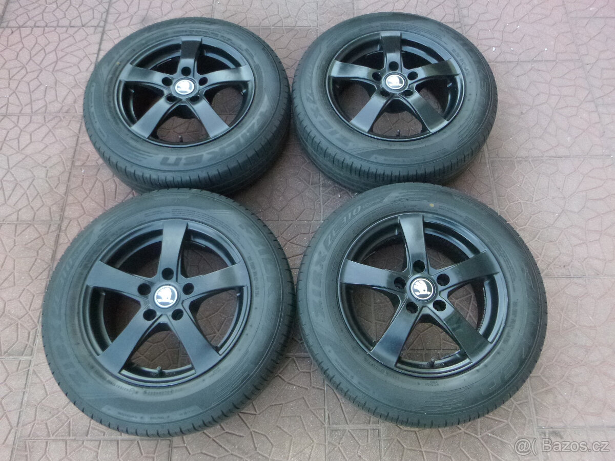 Letní alu sada disky kola originál Dezent 5x112 6,5Jx15 ET38