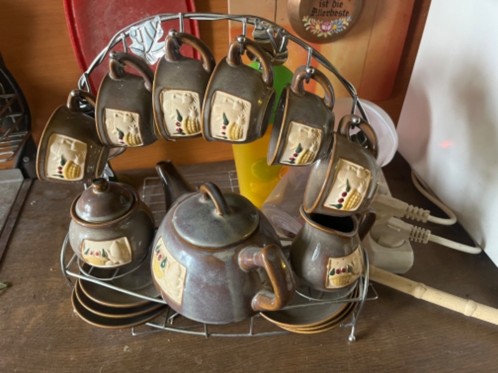 čajová souprava, hrnečky