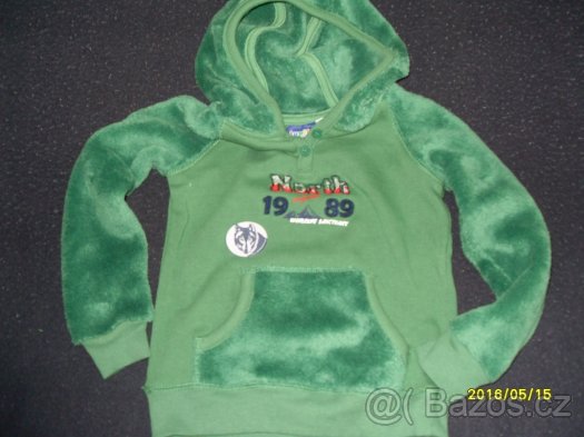 NOVÁ mikina z kapuči vel.86/92