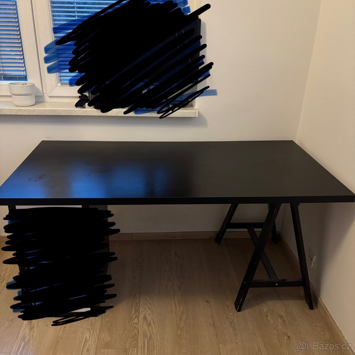 Deska stolu Lack Ikea a podnoží 1x