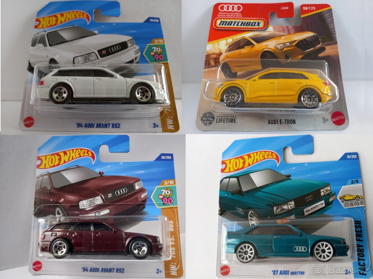 HOT WHEELS - ´94 AUDI AVANT RS2,´87 AUDI QUATTRO