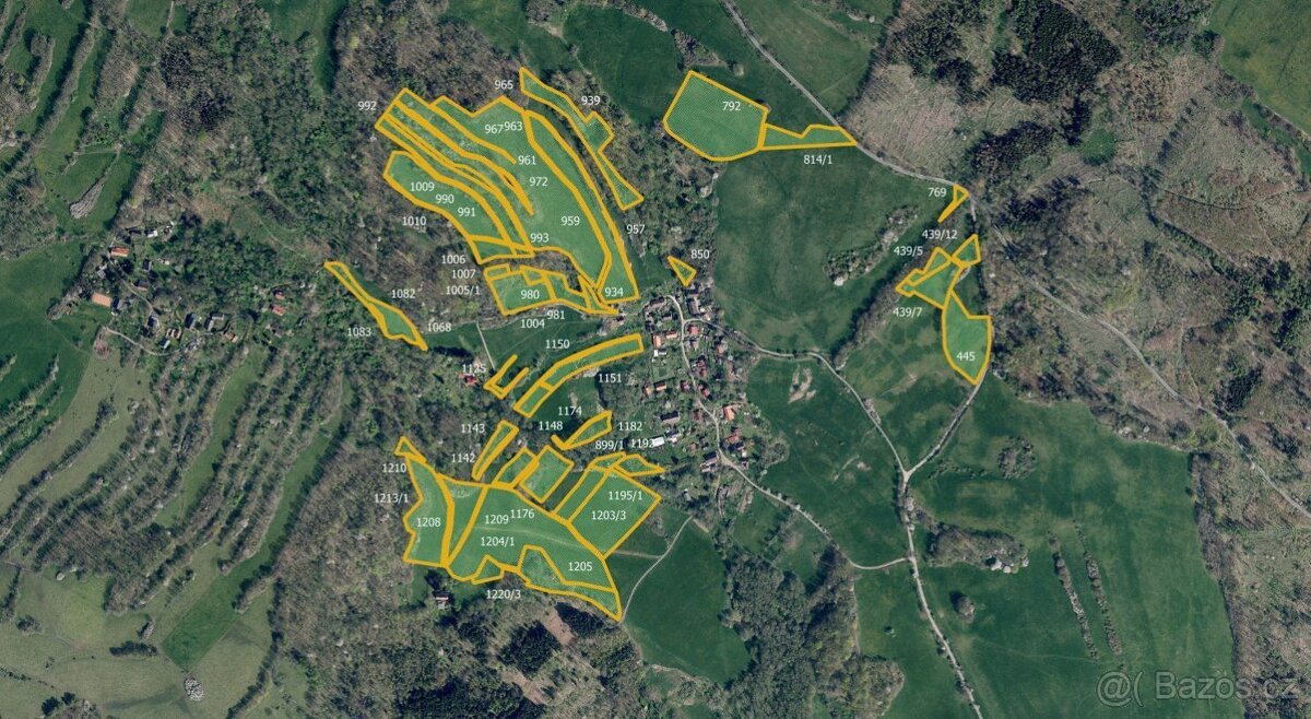 Louka, prodej, Brusov, Úštěk, Litoměřice