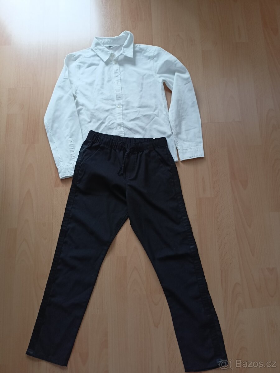 Set kluk košile+kalhoty H&M v.140