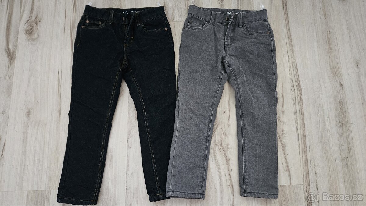 Zateplené kalhoty 116