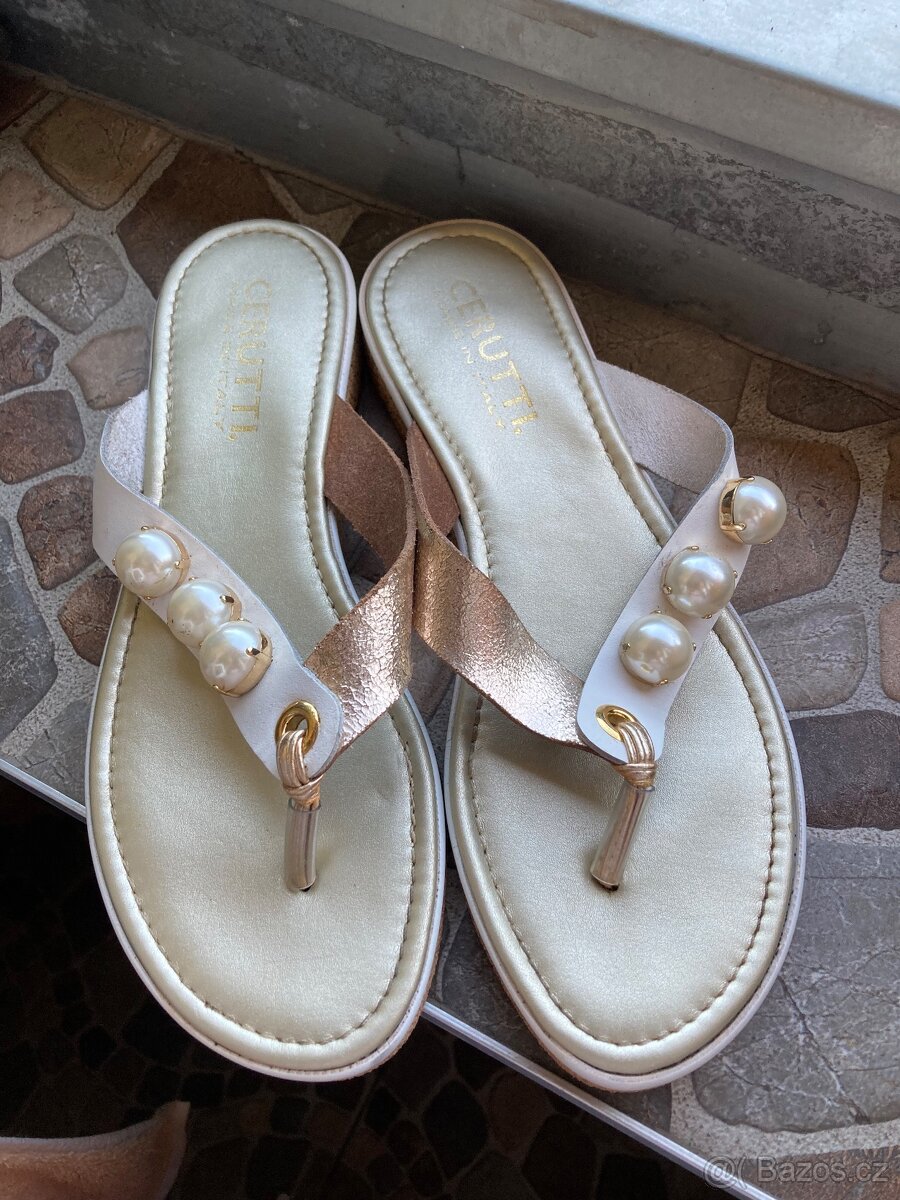 Luxusní žabky Cerutti