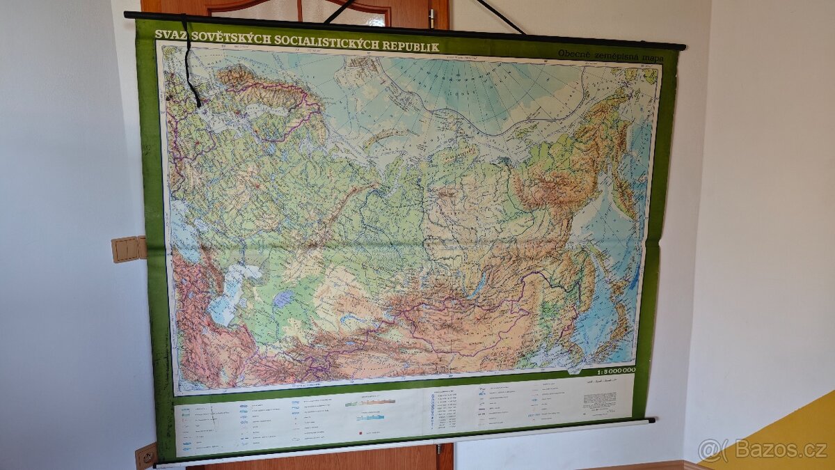 Školní mapa SSSR