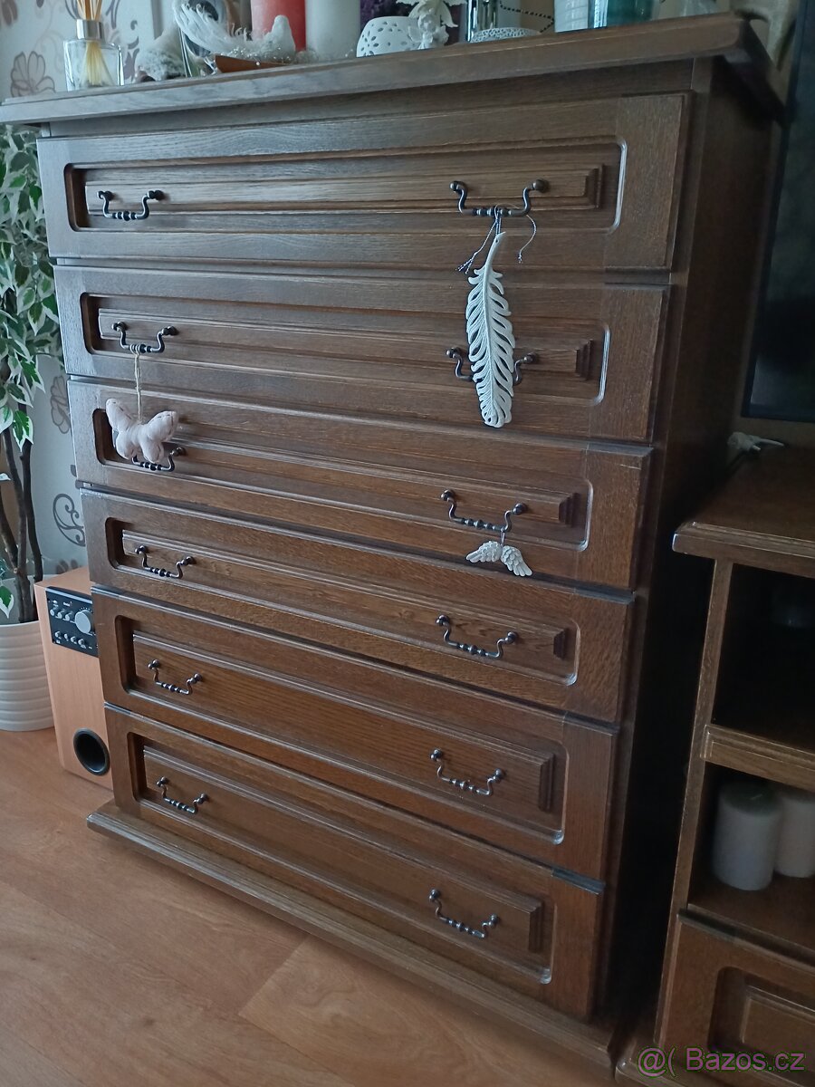 Rustikální komody + tv skříňka