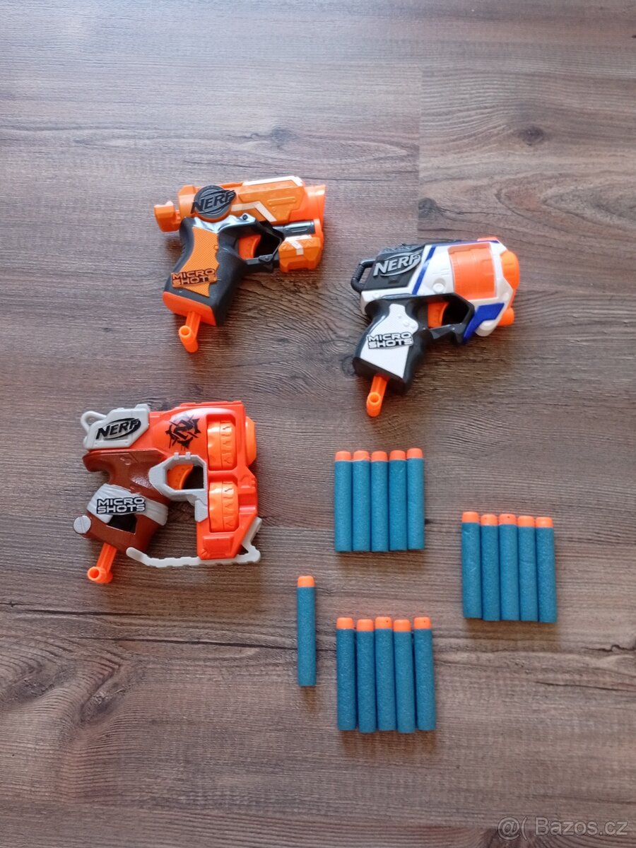 2x Zbraň s pěnovými náboji NERF