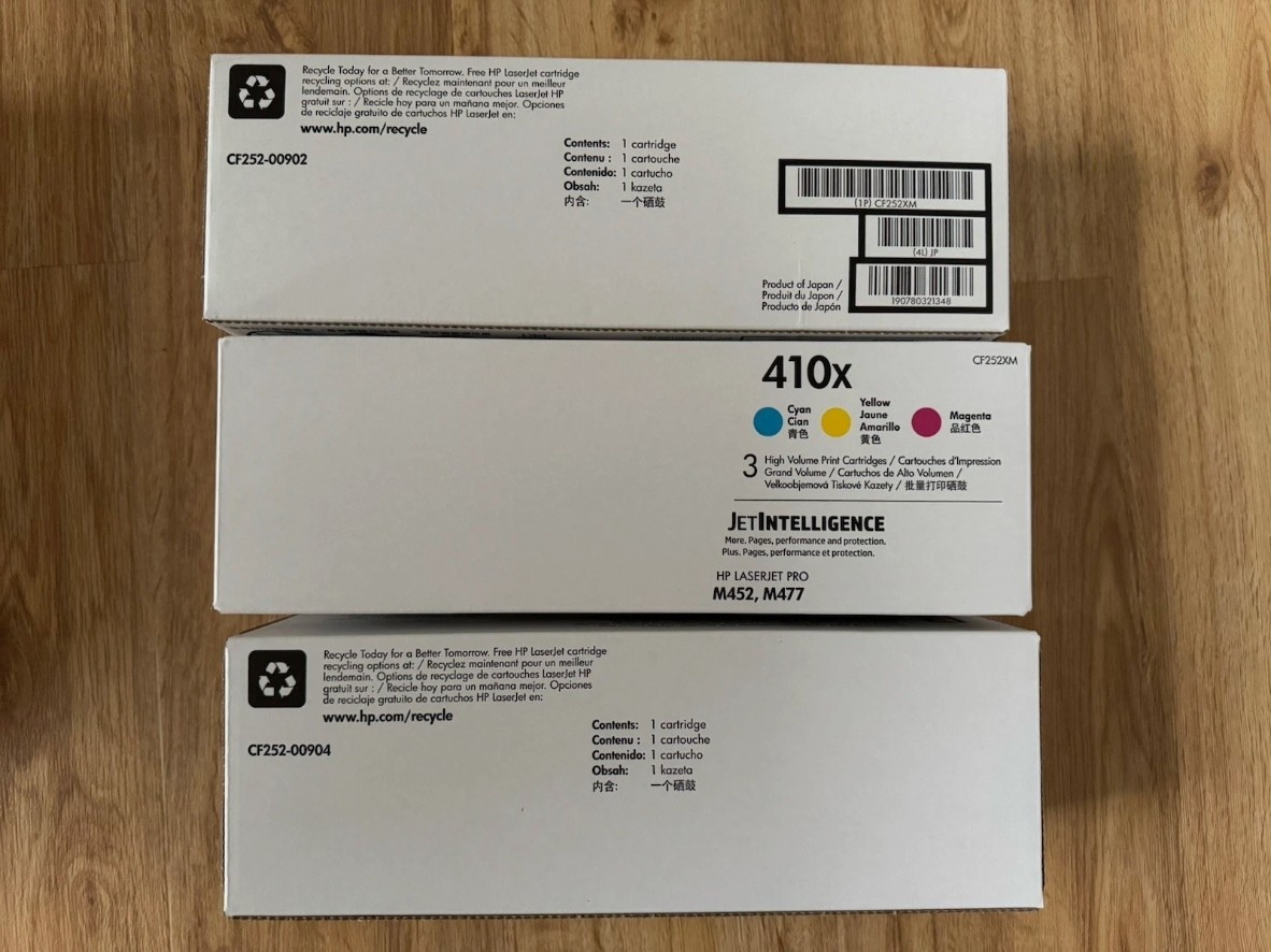 410X originální toner HP CF412X nový - 5 000 stran