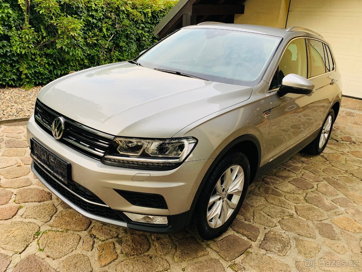 VW TIGUAN 2,0TDI 4X4 DSG -HIGHLINE- LED NAVI KAMERA KŮŽE