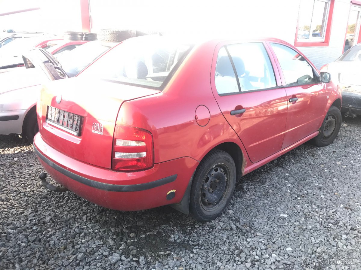 Skoda Fabia SEDAN 1,2HTP 2005 LPG - díly z vozu