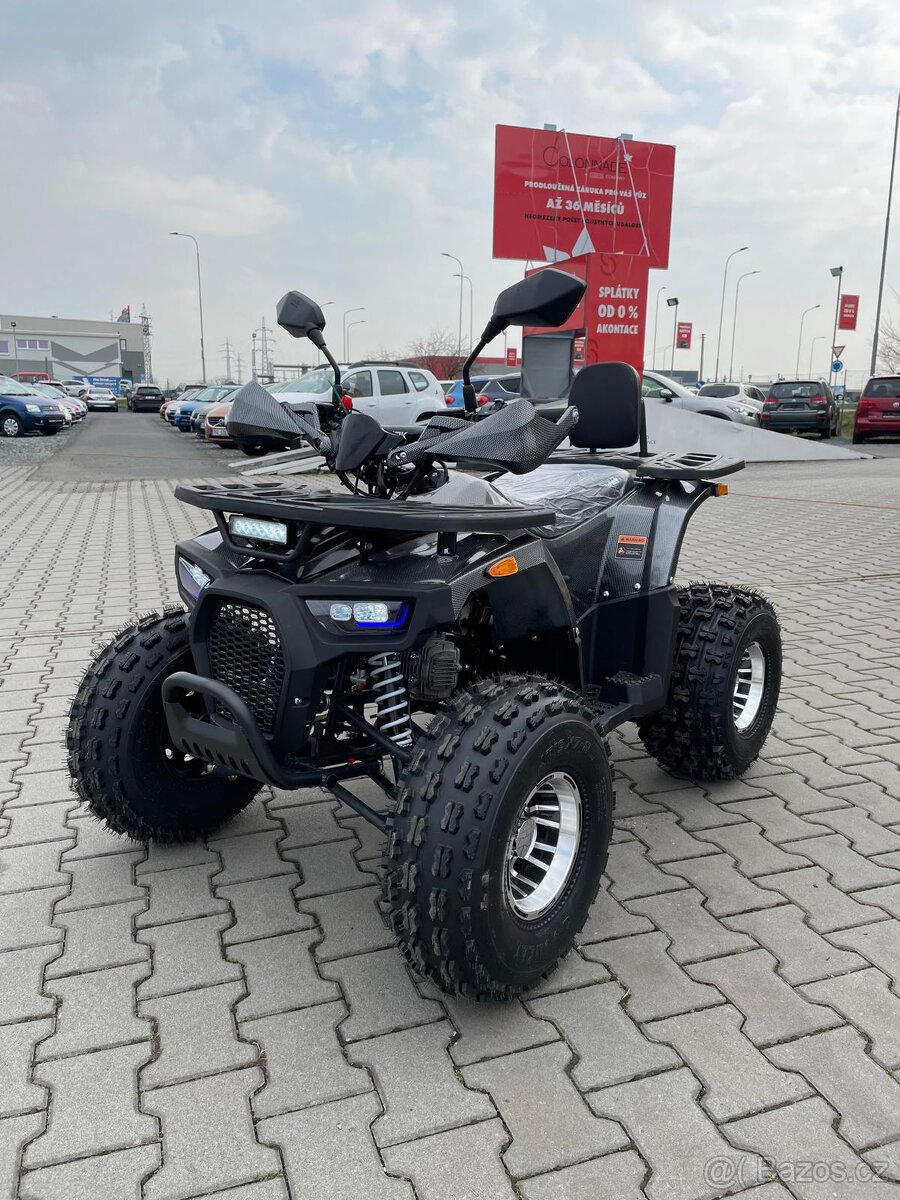 Dětská čtyřkolka Piranha Transformer 125cc 3G8 - carbon