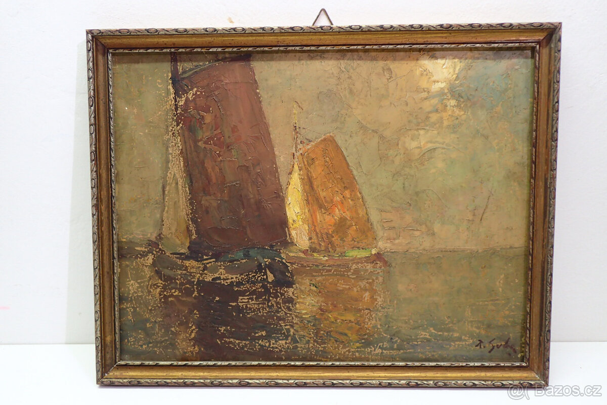 Rudolf A. Guba - Obraz - Placetnice - Aukční malíř 