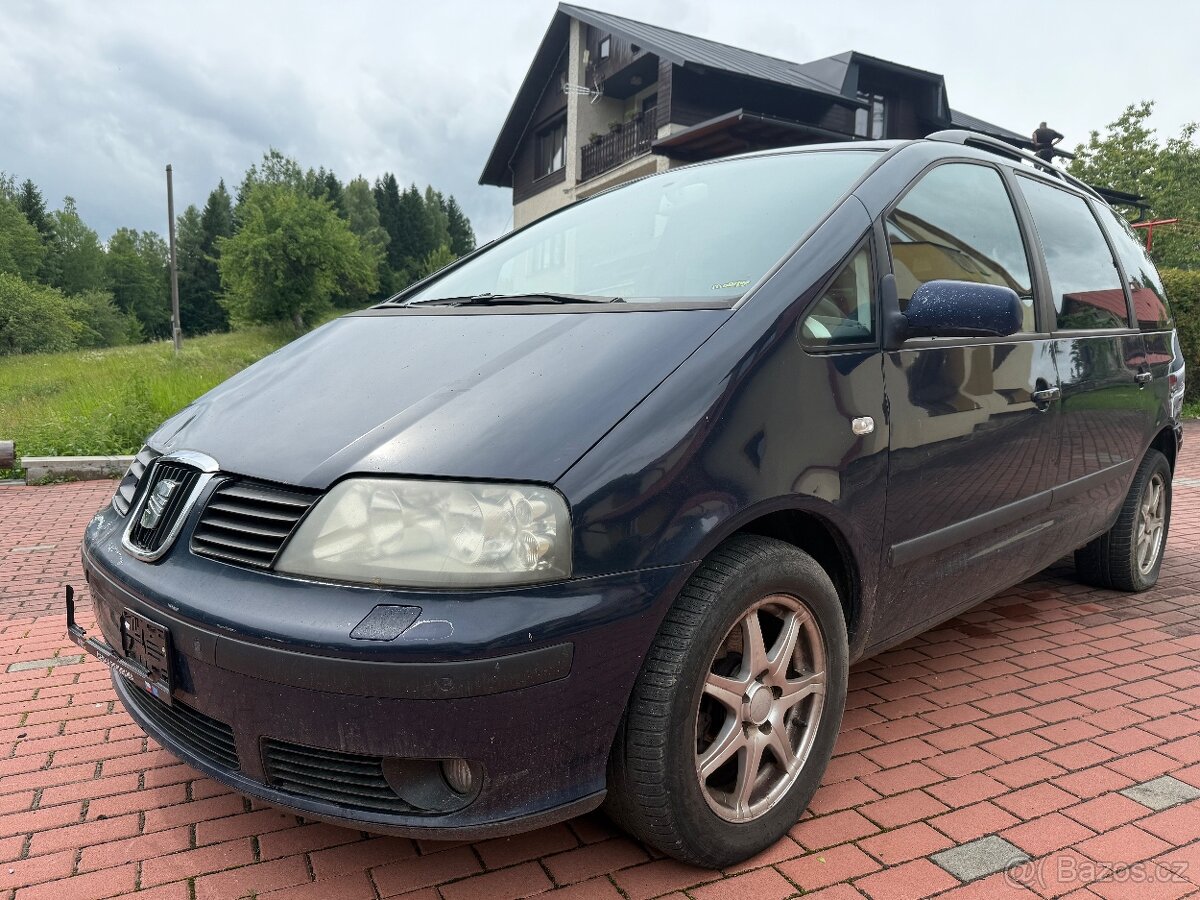 SEAT ALHAMBRA 1.9TDI 96KW, 2003, TAZNE, KLIMA, TEMPOMAT.