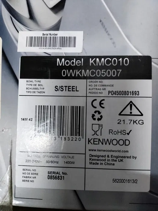 Kuchyňský robot Kenwood KMC010