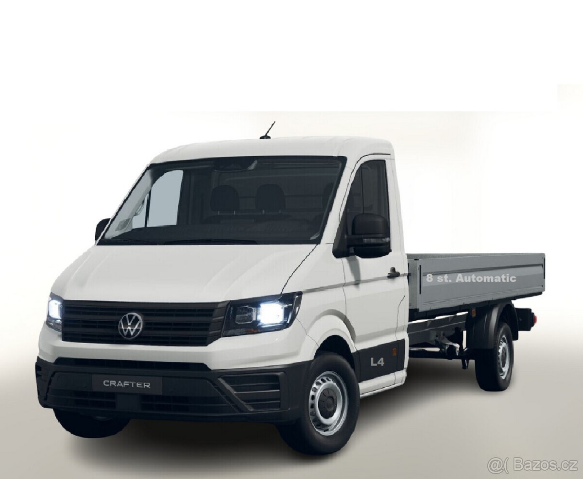 CRAFTER Valník 35 2.0TDi 140ps Aut 3místa Klim NAV 2PDC 6/25
