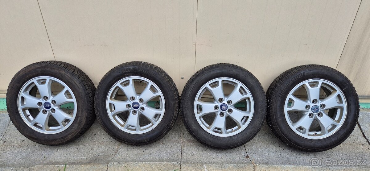 Alu kola originál Ford 5x108 6,5x16 ET50 205/60r16 zimní