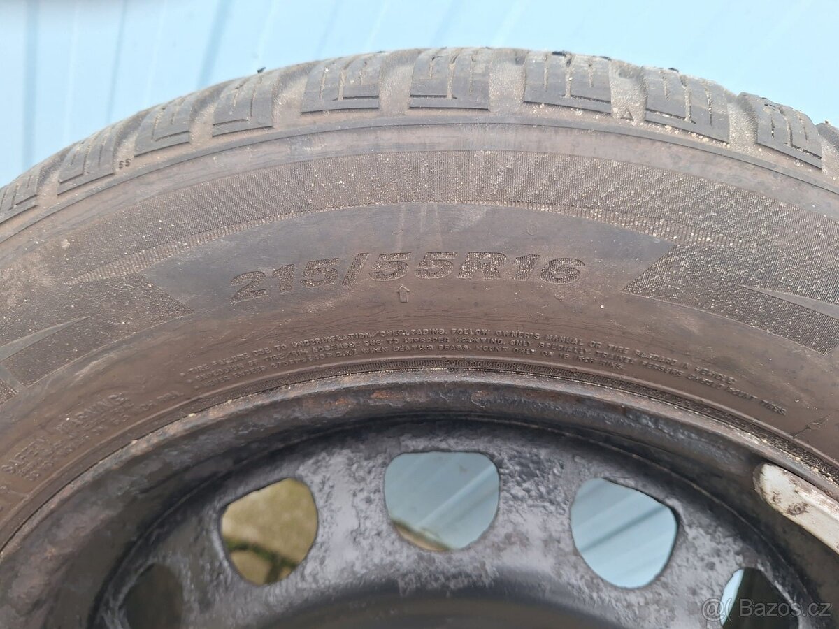 Plechova sada zimnich kol 215/55R16