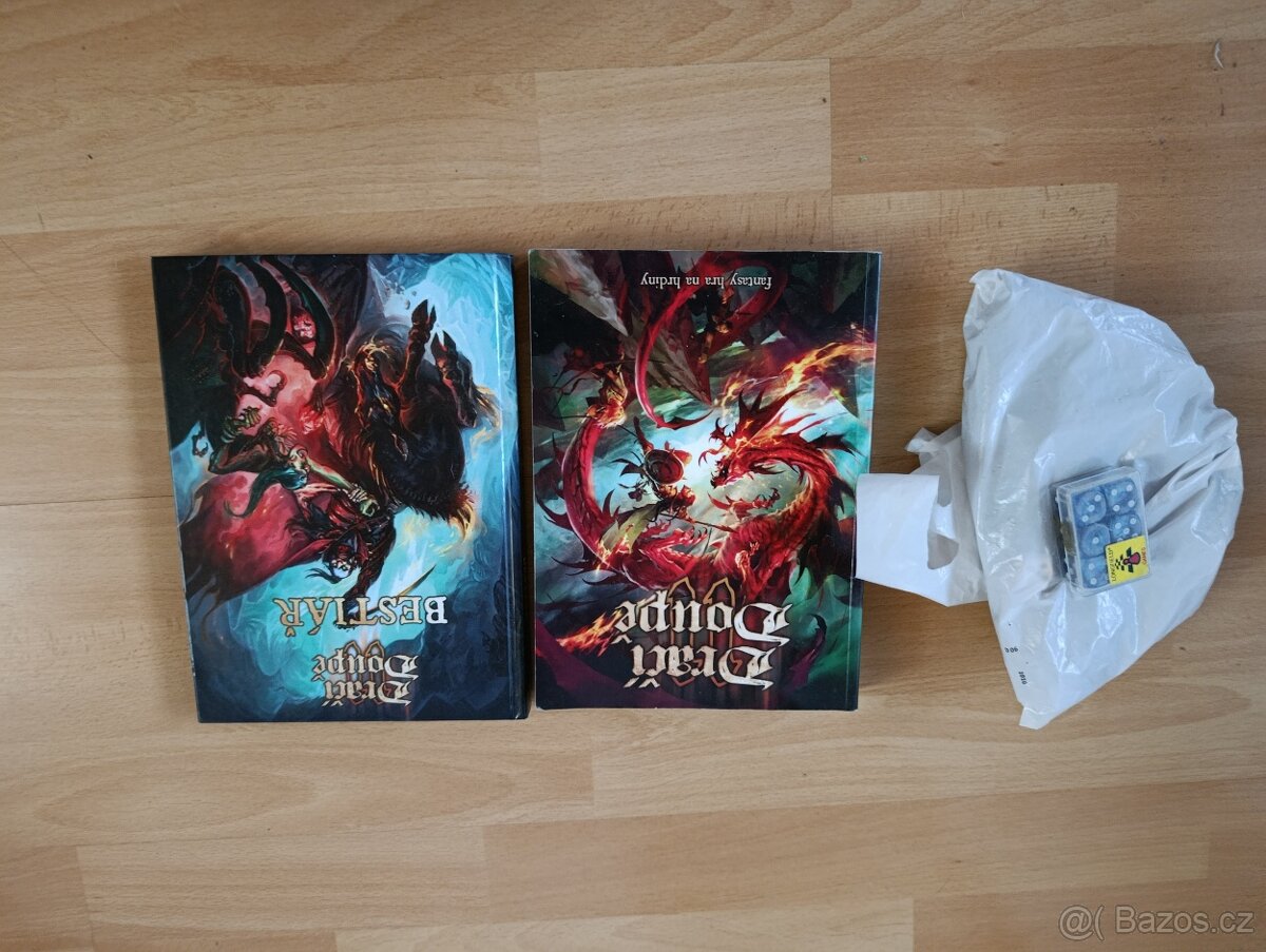 Dračí doupě II – Pravidla + Bestiář + kostky + figurky