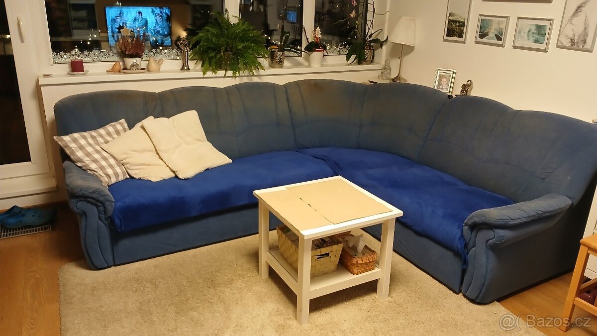 GAUČ - rohový, rozkládací - DARUJI ZA ODVOZ