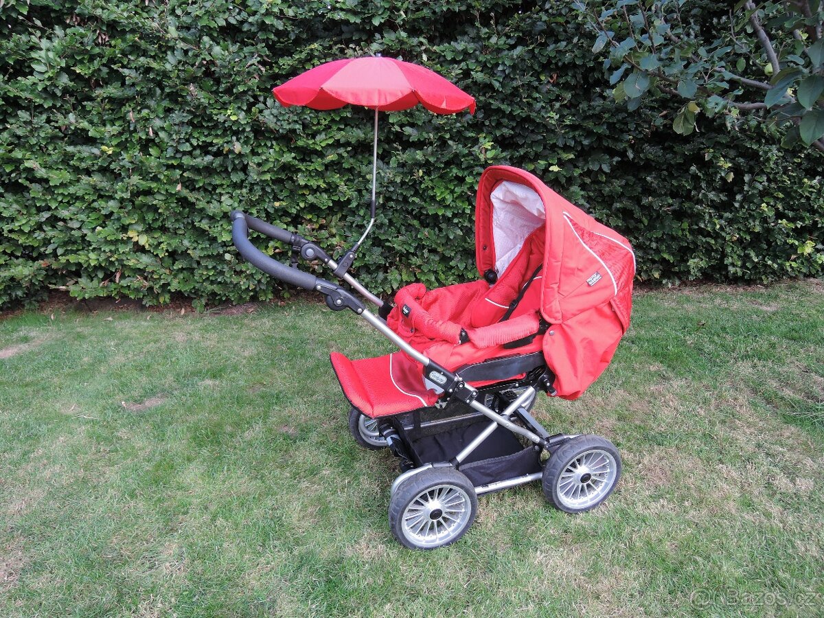 Dětský kočárek Emmaljunga 2v1 + zimní fusak Aesthetic