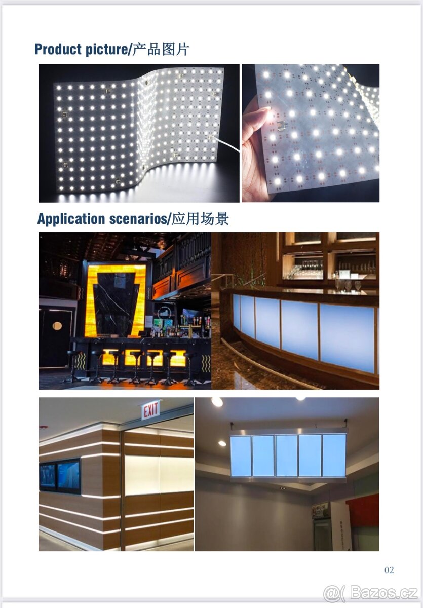 LED panely samolepící
