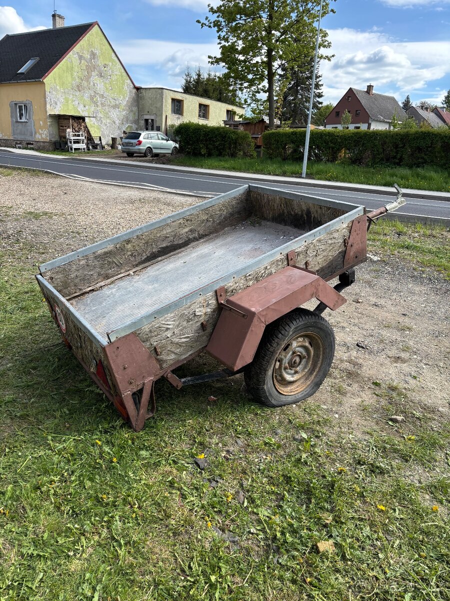 Vozík za auto čtyřkolku bez TP