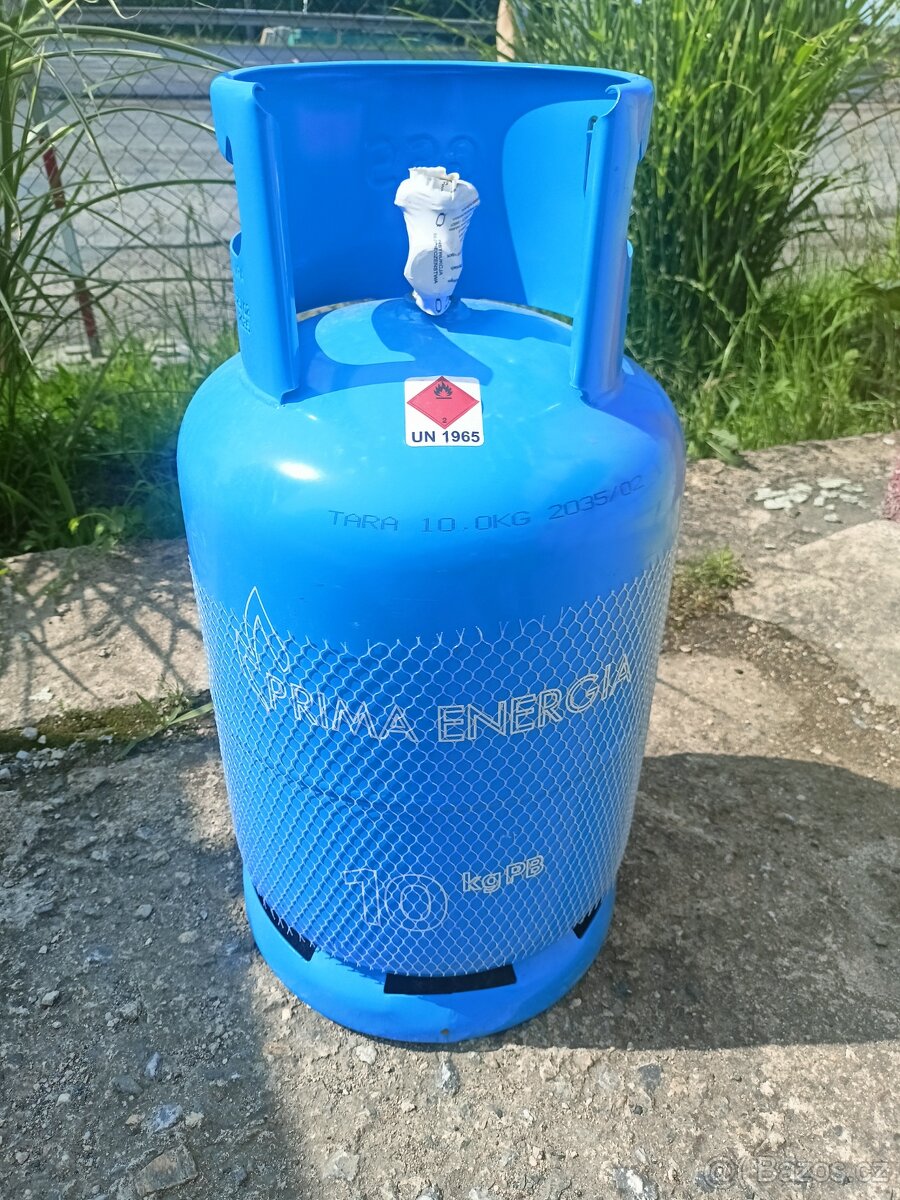 PB láhev/ bomba 10 kg ČISTÝ PROPAN