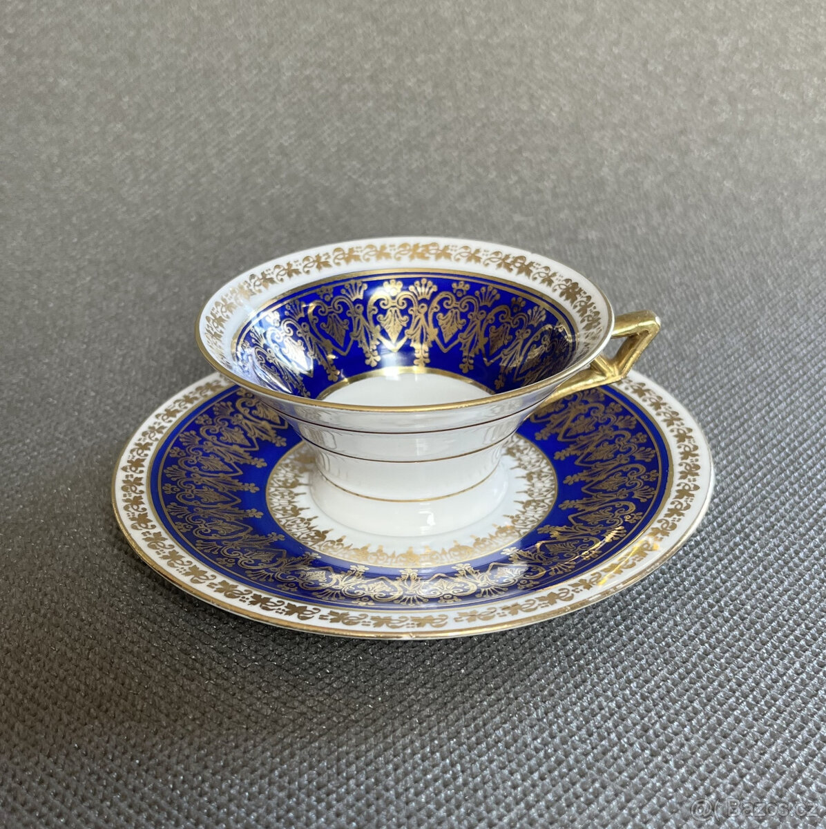 Art Deco moka šálek s podšálkem 70ml, Dolní Chodov II