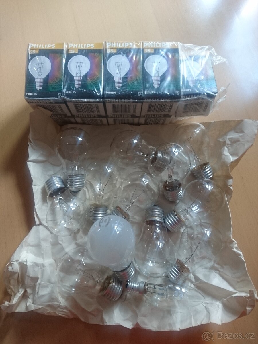 Žárovky obyč. nepoužité