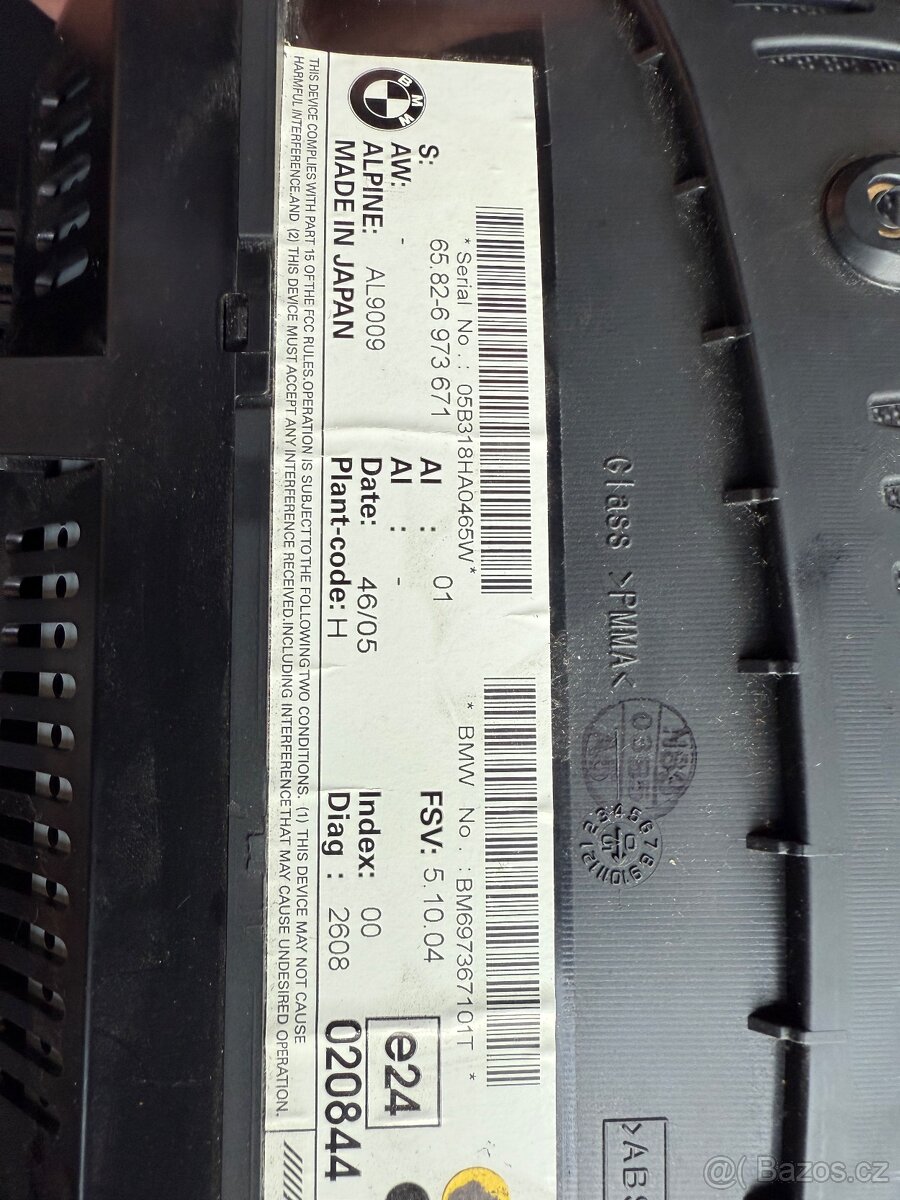 BMW CCC Rádio - IDrive obrazovka