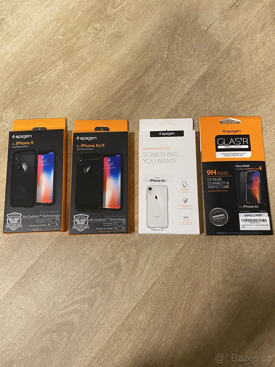 Ochranné pouzdro, fólie, sklo - iPhone X, iPhone XR