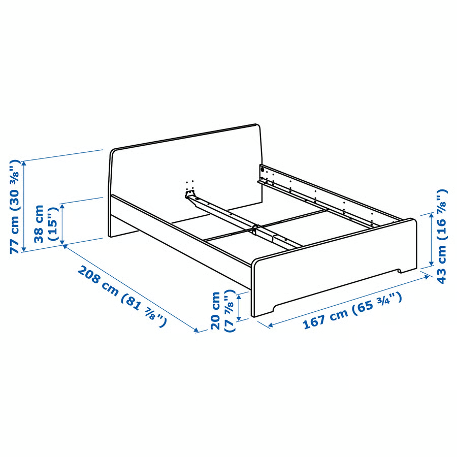 Postel Ikea Askvoll 160x200