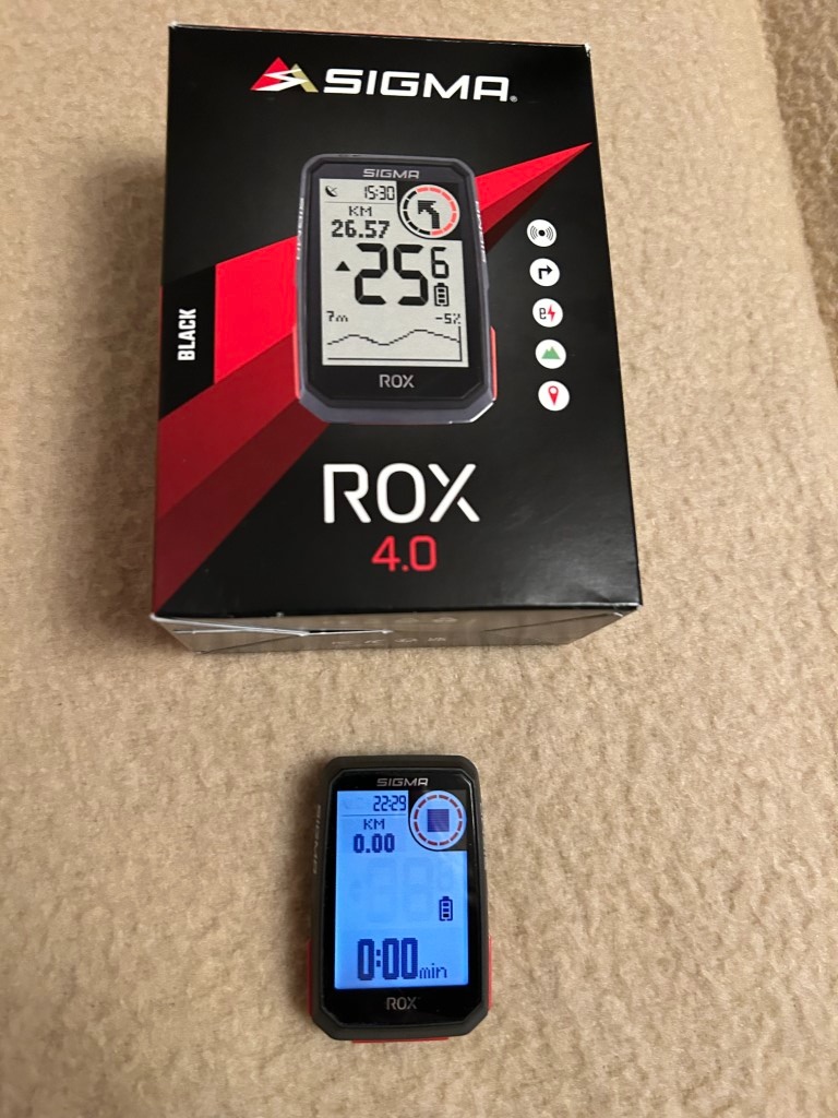 SIGMA cyklopočítač ROX 4.0 černý