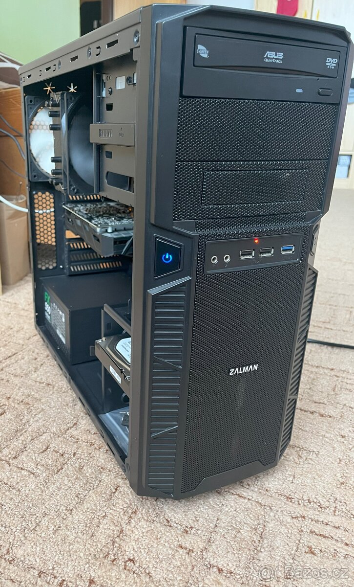 Multimediální PC - R5 1600 / RX 460 / 8GB RAM / WIN 11