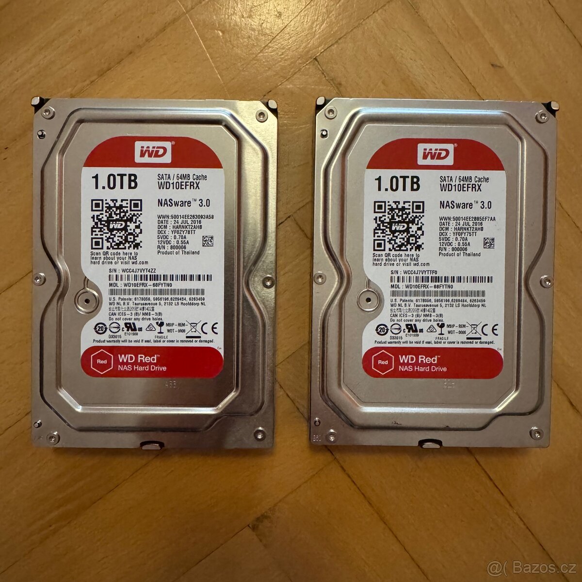 WD Red 2TB KIT (2x1TB) (WD10EFRX)
