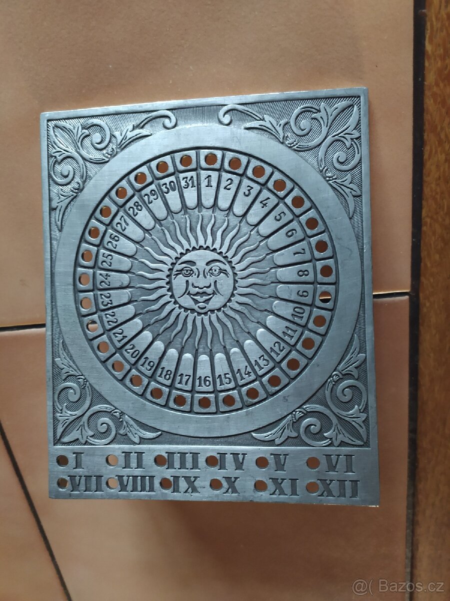 Mayský kalendář, vzadu Zodiak.