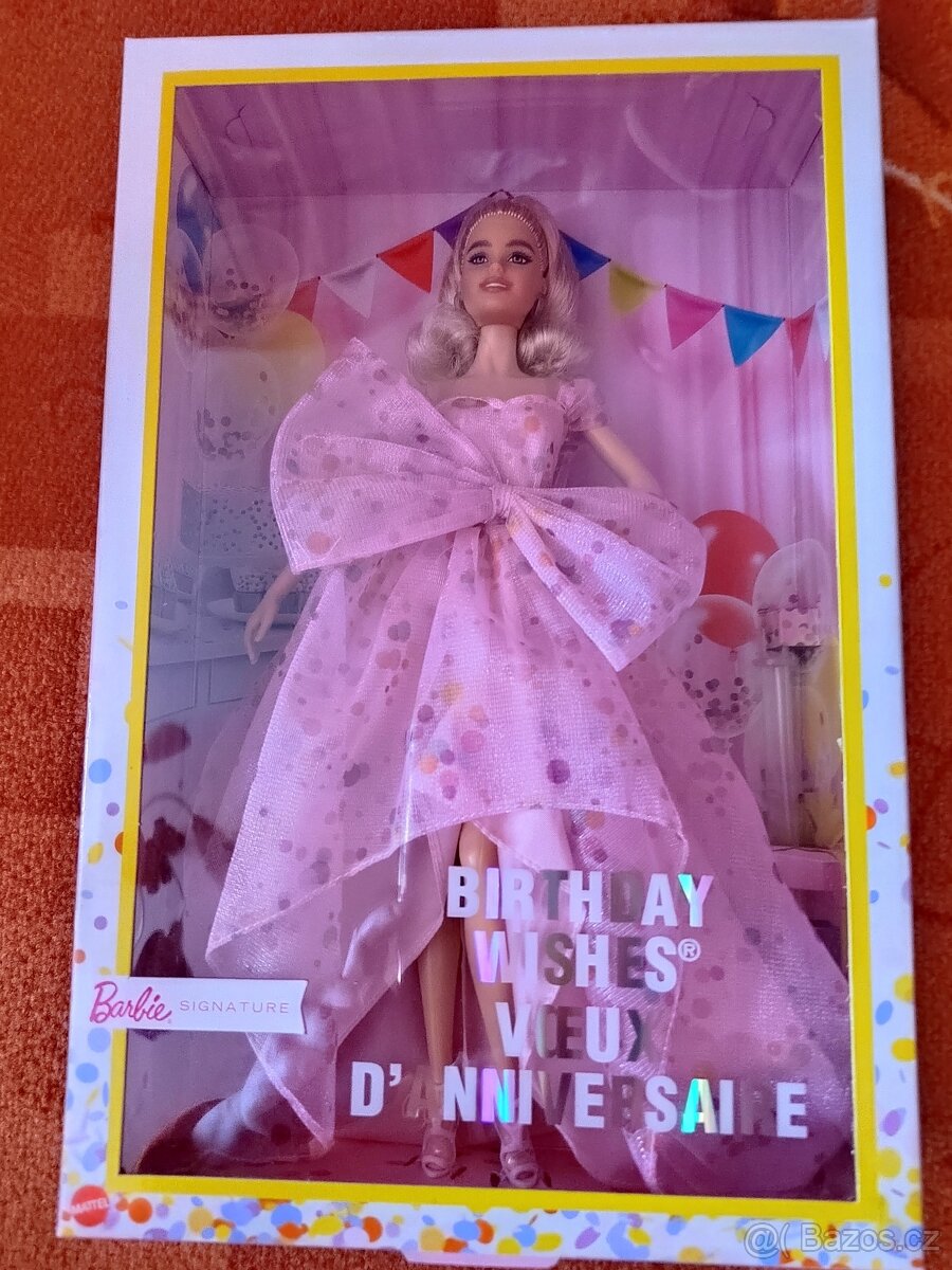 Sběratelská BARBIE BIRTHDAY WISHES HCB89