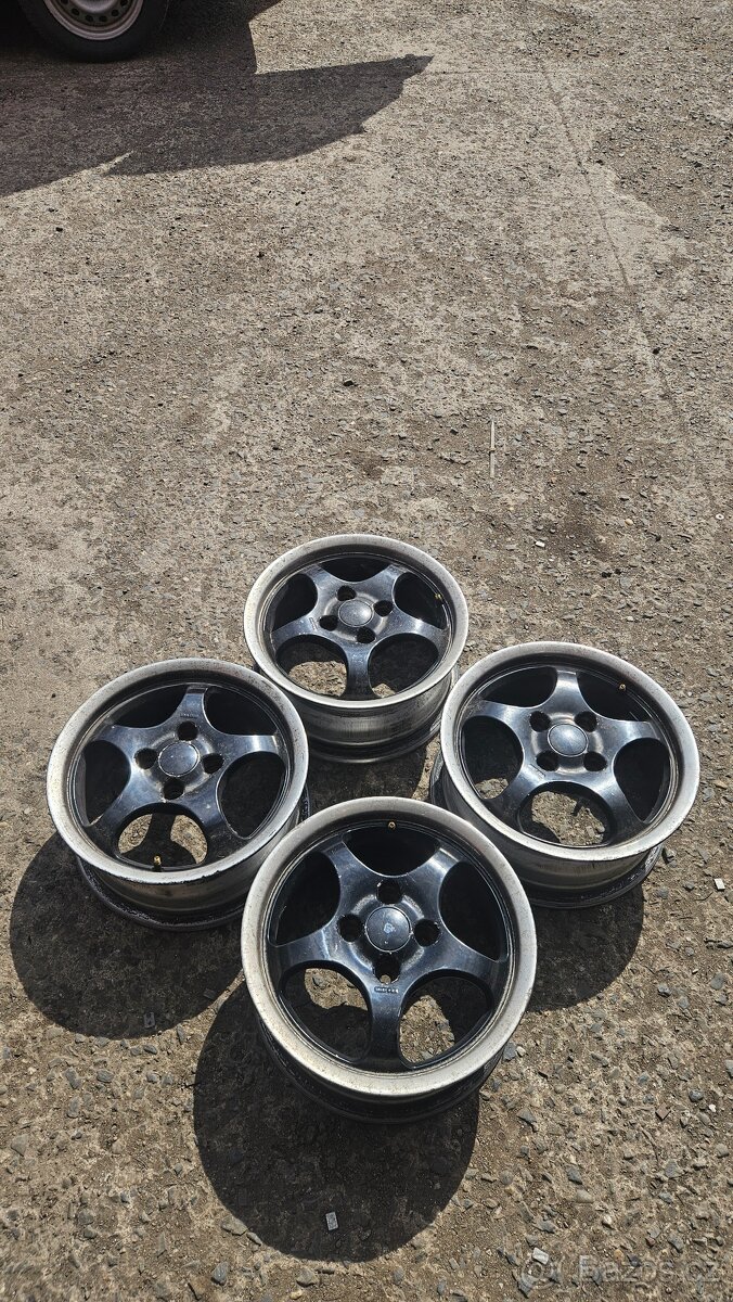 Alu disky Borbet 4x100 R14 ET 38, Renault Clio