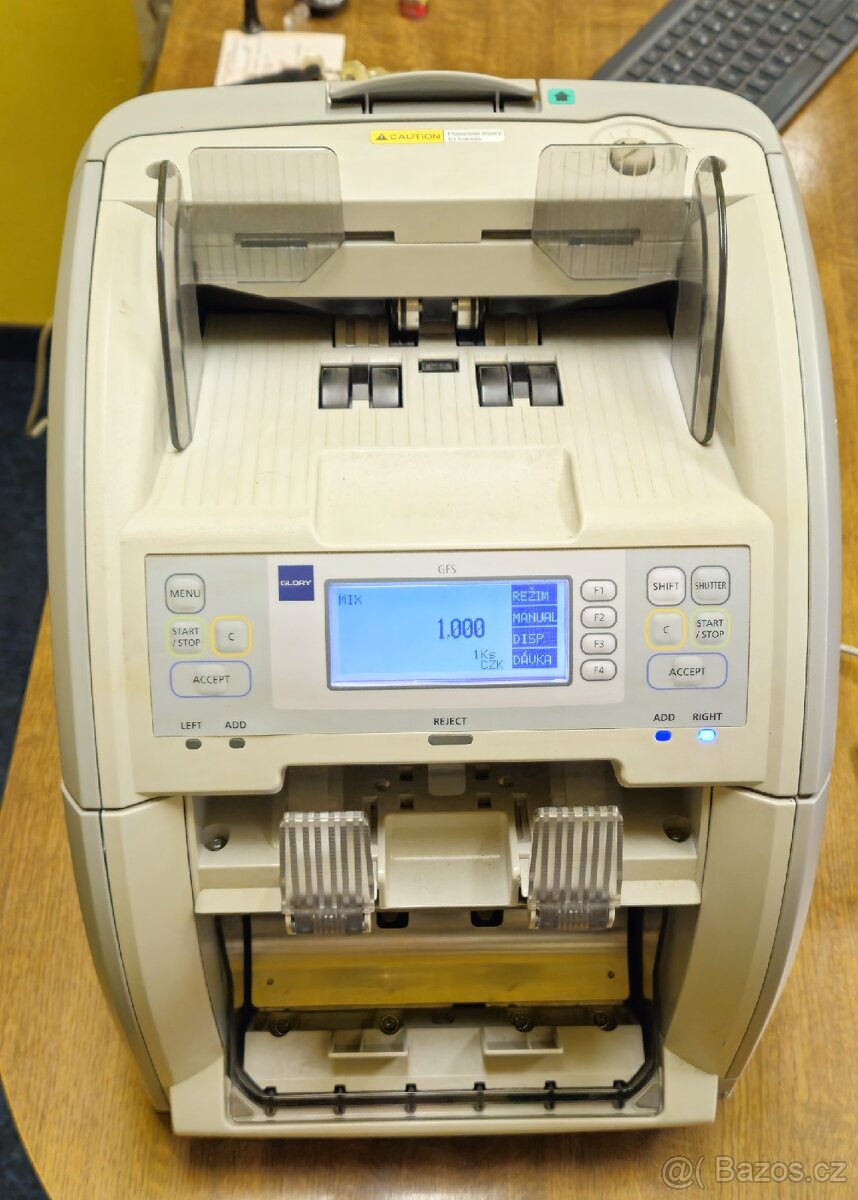 Počítačka bankovek Glory GFS-120 - ZAMLUVENO