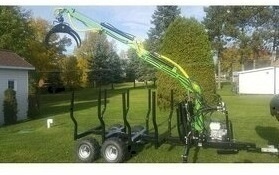 Vyvážečka dřeva Digger HRW-3 vyvážecí vlek vlek do lesa