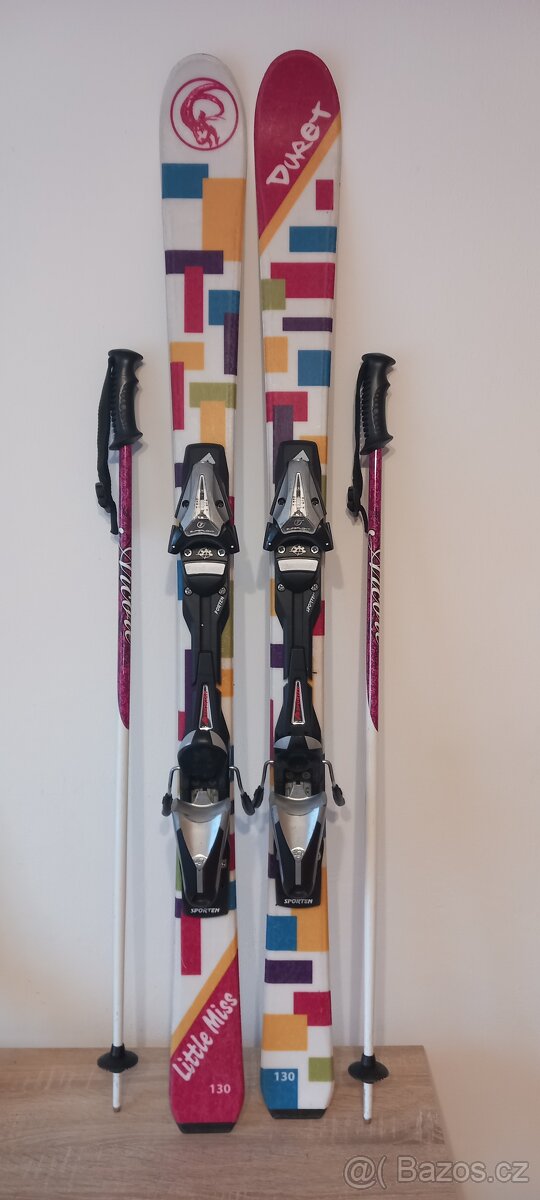 Dívčí sjezdový set, lyže sporten 130 cm