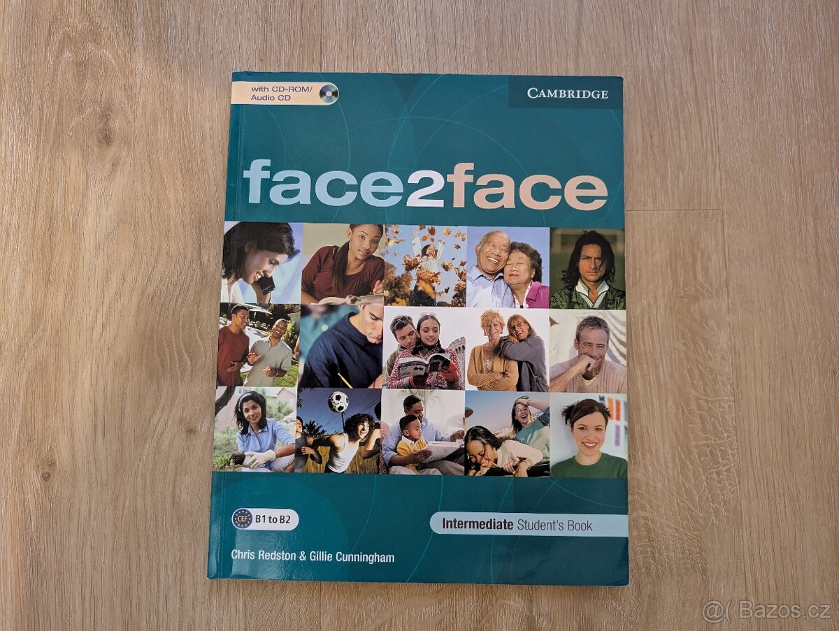 🎒 Face2face B1–B2 – učebnice angličtiny s CD – 80 Kč 🎒