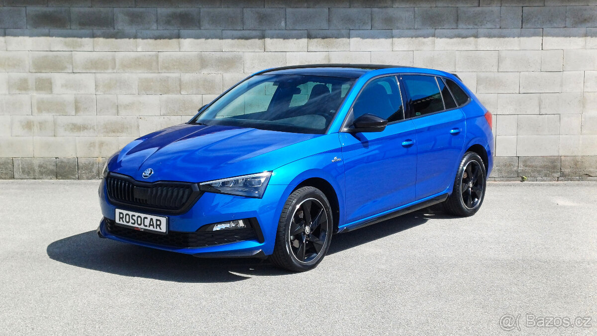 Škoda Scala 1.5TSI 110kW MONTE CARLO-1.maj-koup.ČR-NEHAV-DPH