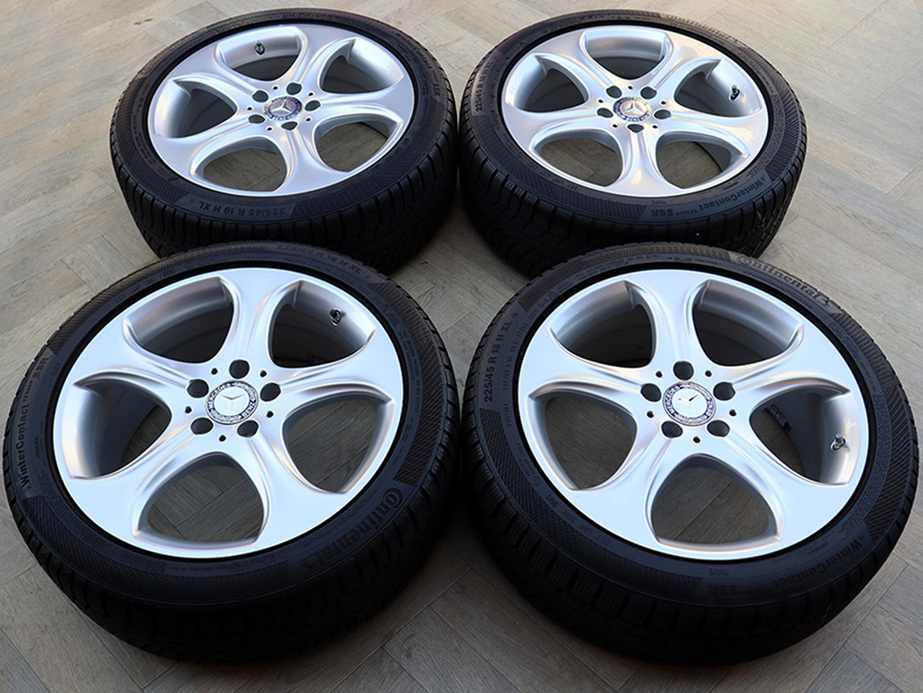 18" 5x112 ALU KOLA MERCEDES C-CLASS ZIMNÍ + TPMS