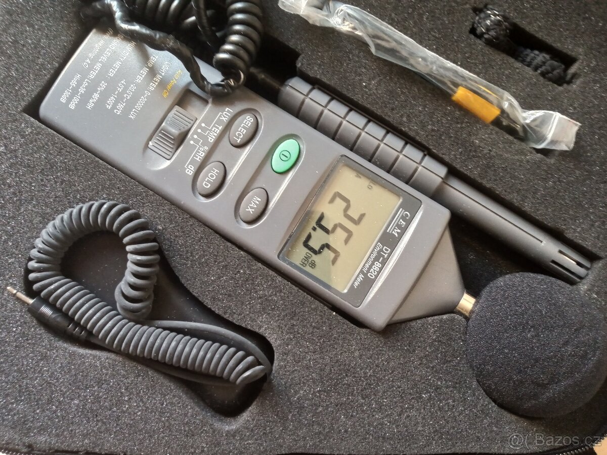 multifunkční měřič prostředí 4v1