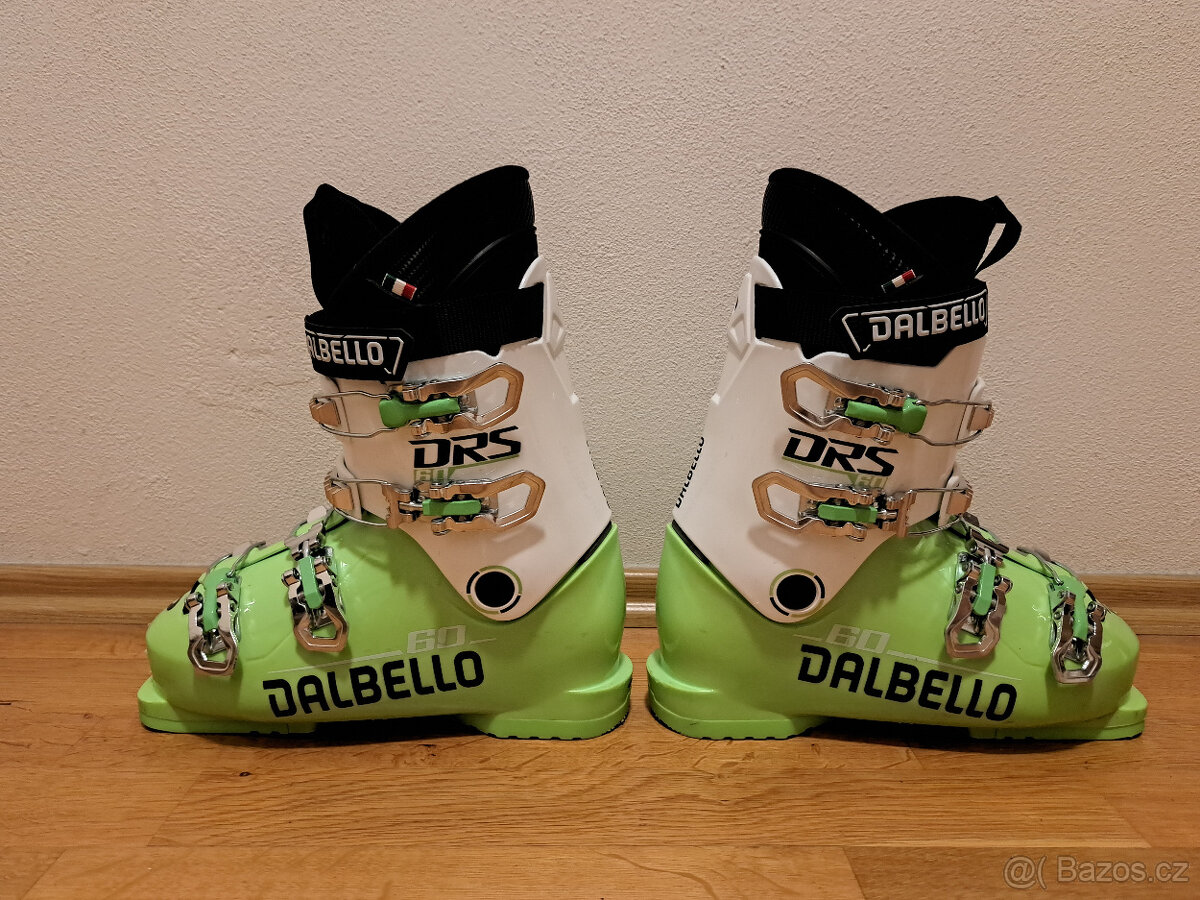 Dětské zeleno-bílé lyžáky Dalbello vel. 38/6.5/5.5