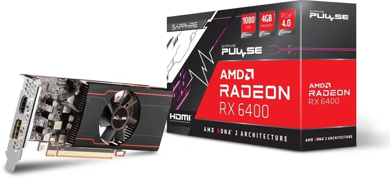 SAPPHIRE PULSE Radeon RX 6400 GAMING 4G