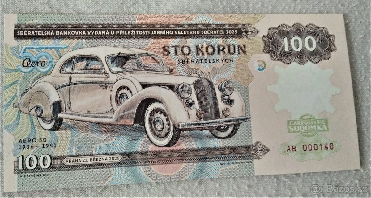 Sběratelská bankovka