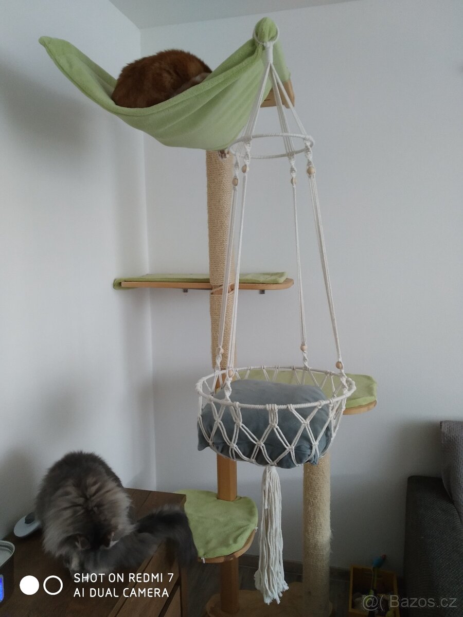 Zavěsné lehátko pro kočky